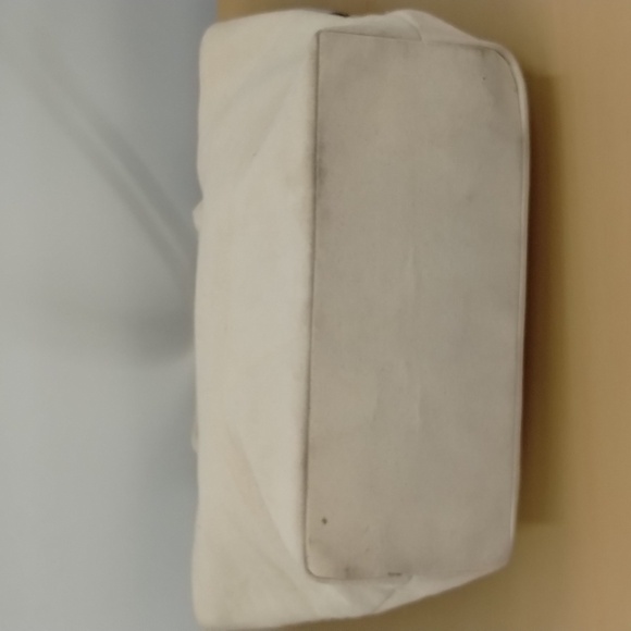 Camel Threads Tote bag blue and cream double strap lined with pockets - Picture 6 of 11